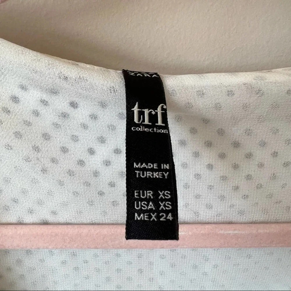 Zara TRF Polka Dot Ruffle Wrap Romper Size XS White & Black 14489 - Picture 11 of 14